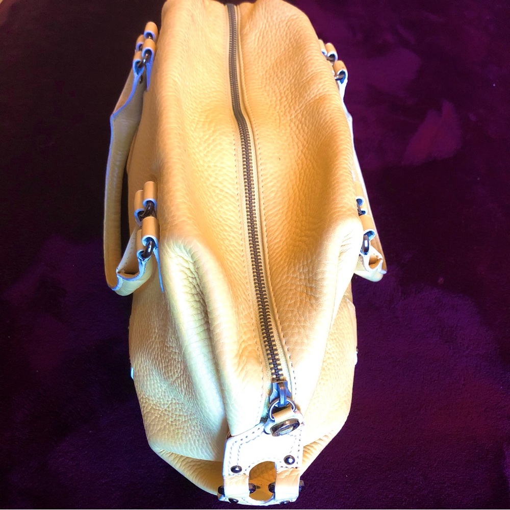 Cole Haan Leather Hand Held Bag, Yellow - Picture 3 of 16